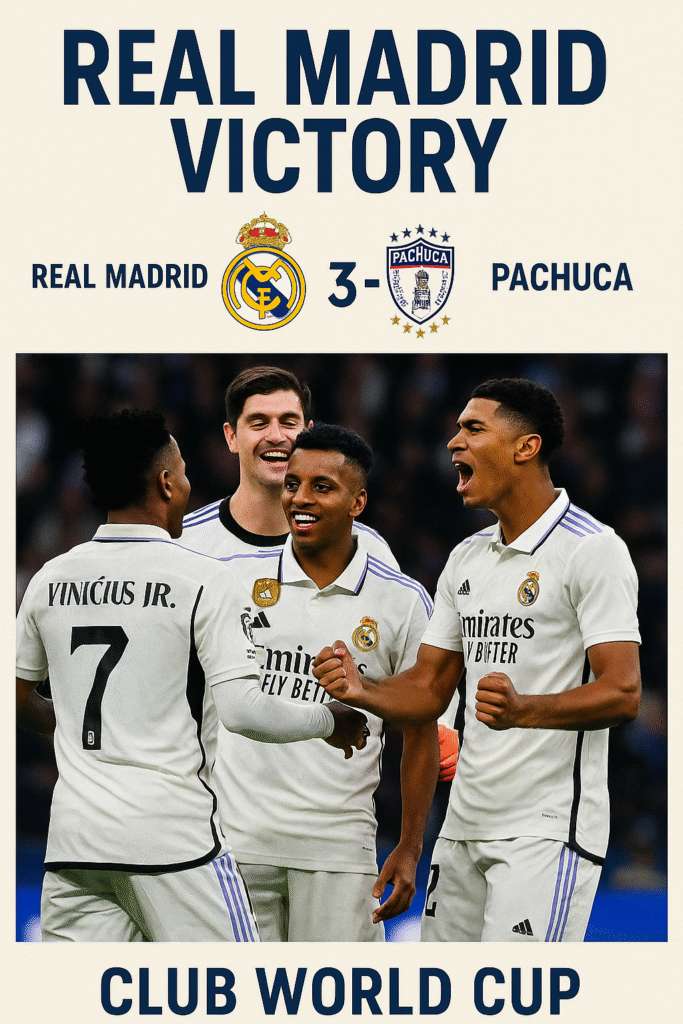 Real Madrid vs Pachuca –match highlights